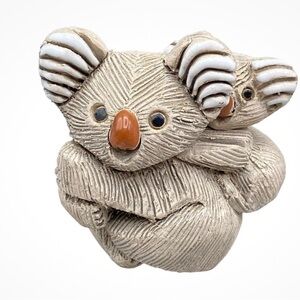 Vintage Artesania Rinconada Koala with Baby #78 Retired Uruguay Figurine